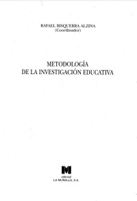 Image of METODOLOGÍA DE LA INVESTIGACIÓN EDUCATIVA