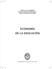 Image of ECONOMÍA DE LA EDUCACIÓN