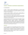 ALERGIA A MEDIOS DE CONTRASTE RADIOLÓGICOS