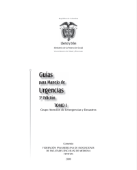 Image of Guías para Manejo de Urgencias 3ª Edición