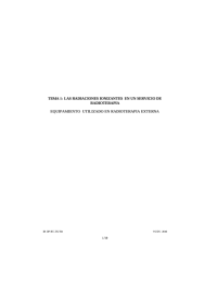Image of LAS RADIACIONES IONIZANTES EN UN SERVICIO DE RADIOTERAPIA
