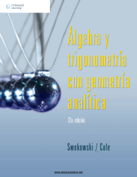 Image of ÁLGEBRA Y TRIGONOMETRÍA CON GEOMETRÍA ANALÍTICA