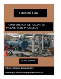 TRANSFERENCIA DE CALOR EN INGENIERÍA DE PROCESOS