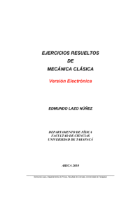 Image of EJERCICIOS RESUELTOS DE MECÁNICA CLÁSICA