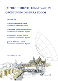 Image of EMPRENDIMIENTO E INNOVACIÓN : OPORTUNIDADES PARA TODOS