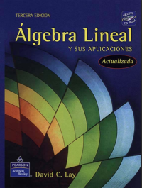 Image of ÁLGEBRA LINEAL Y SUS APLICACIONES