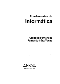 Image of FUNDAMENTOS DE INFORMÁTICA