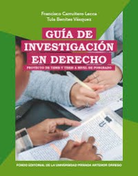 Image of GUÍA DE INVESTIGACIÓN EN DERECHO